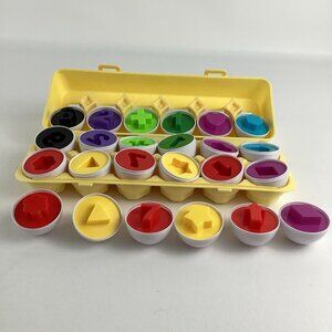 My First Find & Match Eggs Toddler Toy Game Carton Educational Shape Sort